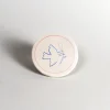 Coaster - Dove - Blue and Pink on White