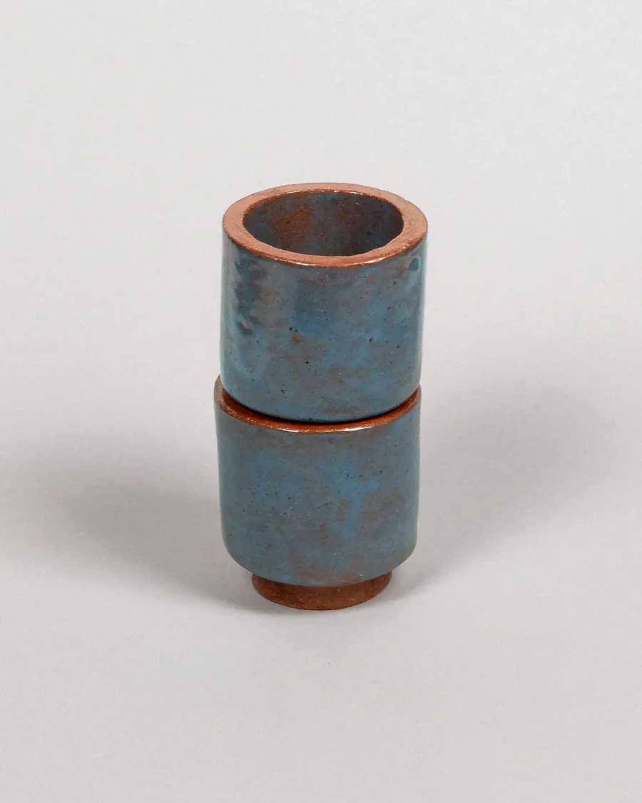 Cup - Bellflower - Speckled Blue