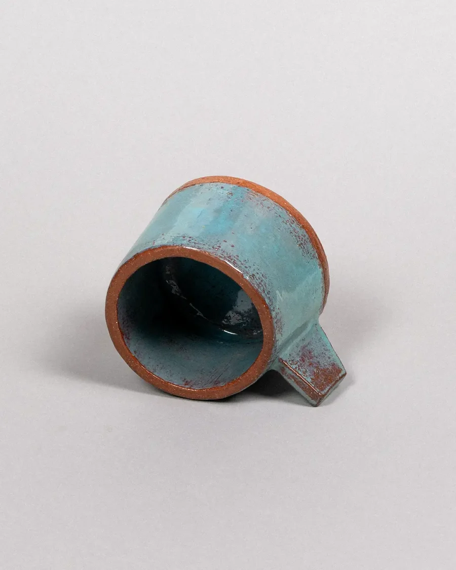 Cup - Bird - Blue Aqua