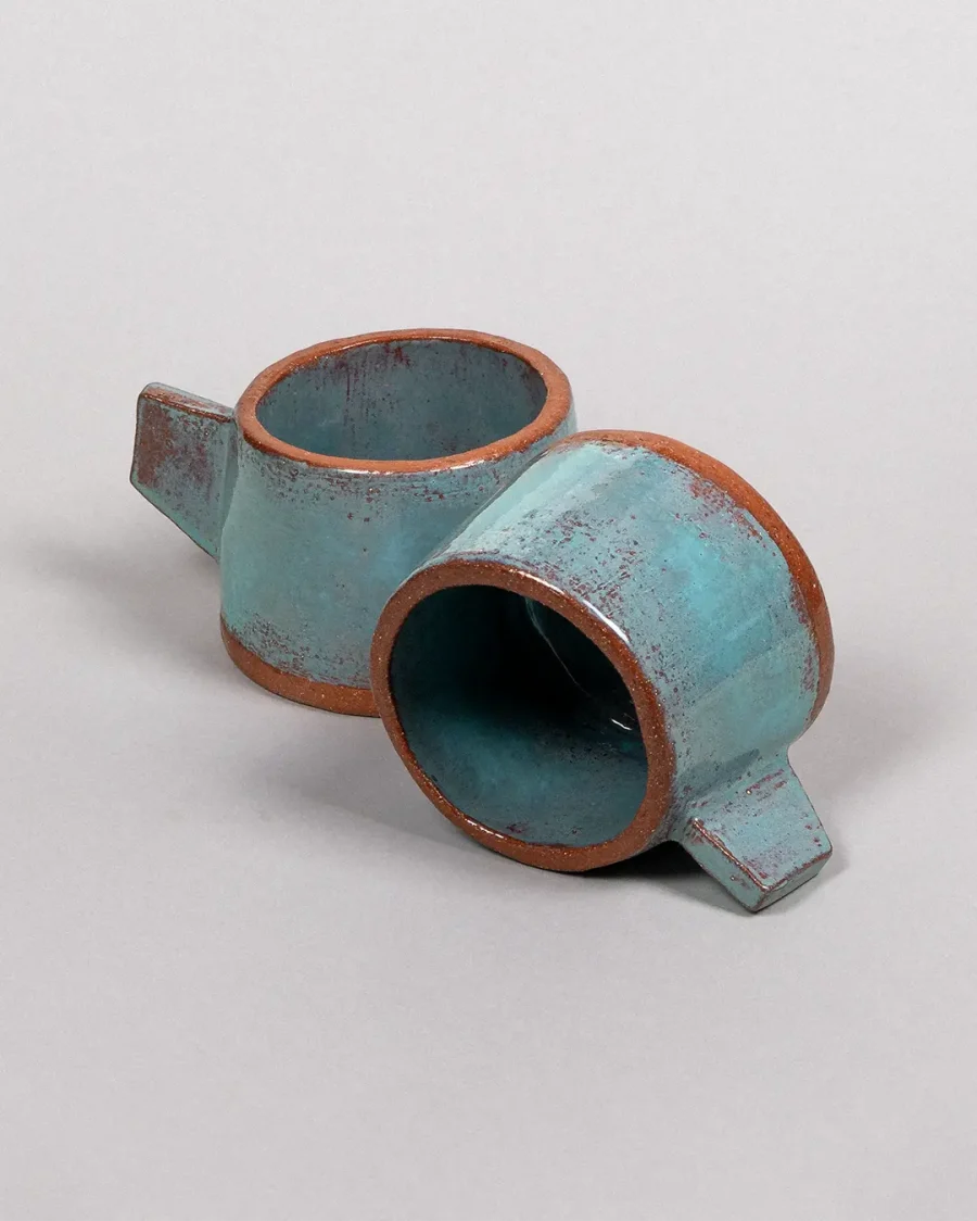 Cup - Bird - Blue Aqua
