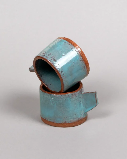 Cup - Bird - Blue Aqua