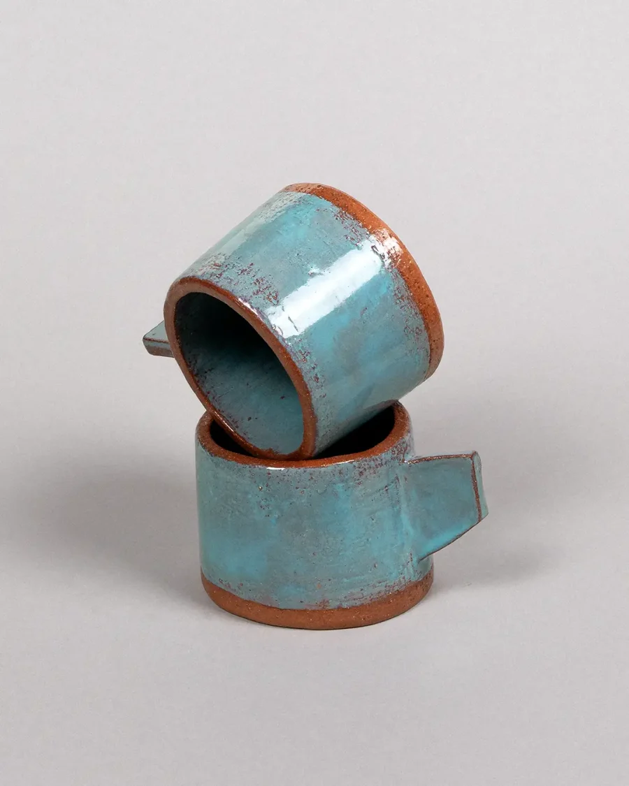 Cup - Bird - Blue Aqua