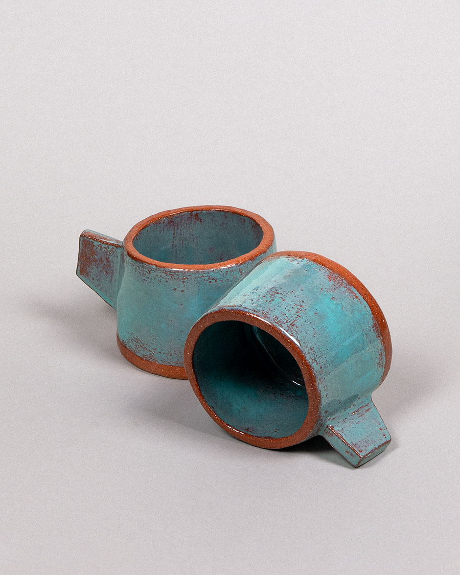 Cup Spring Bird - Blue Aqua