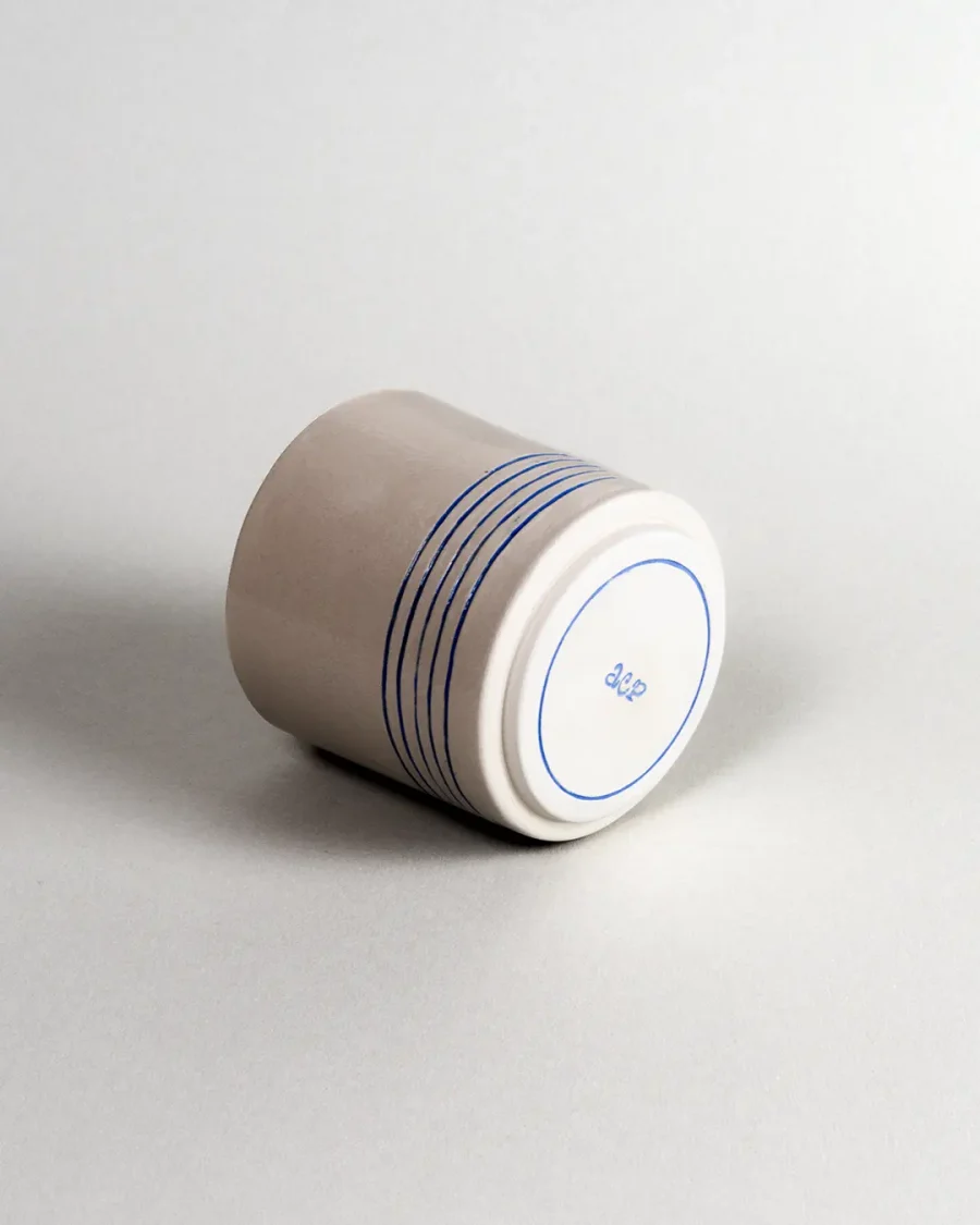 Interchangeable Lidded Jar - Melody - Blue on White