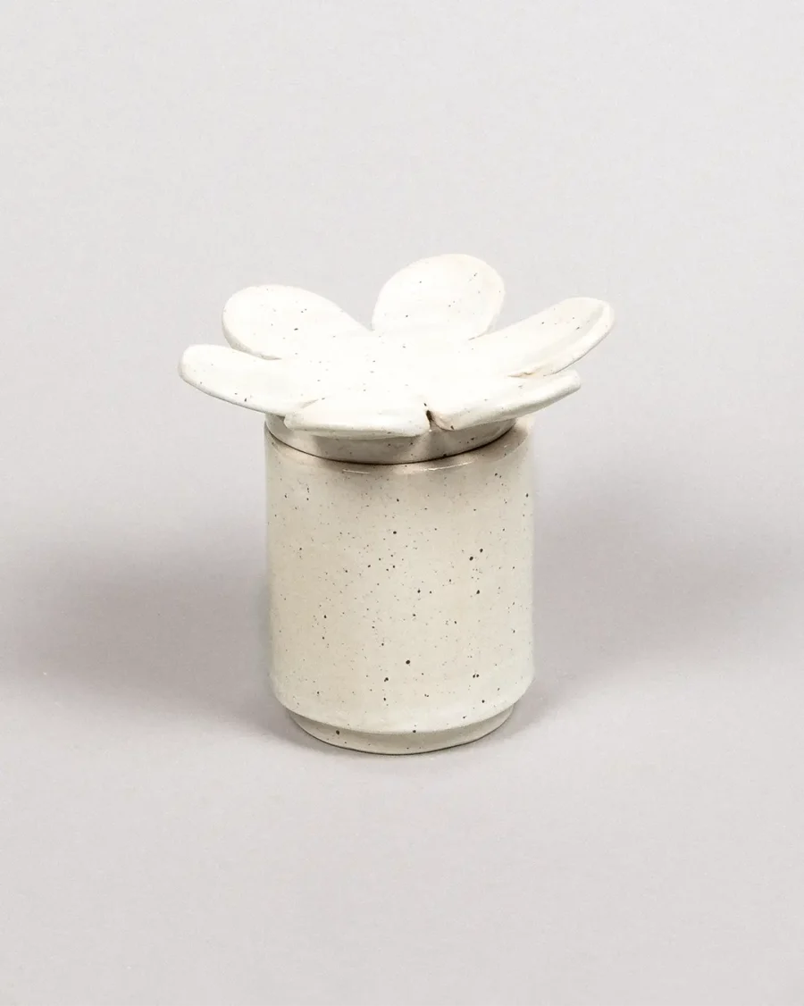 Jar - Bloom - Speckled White