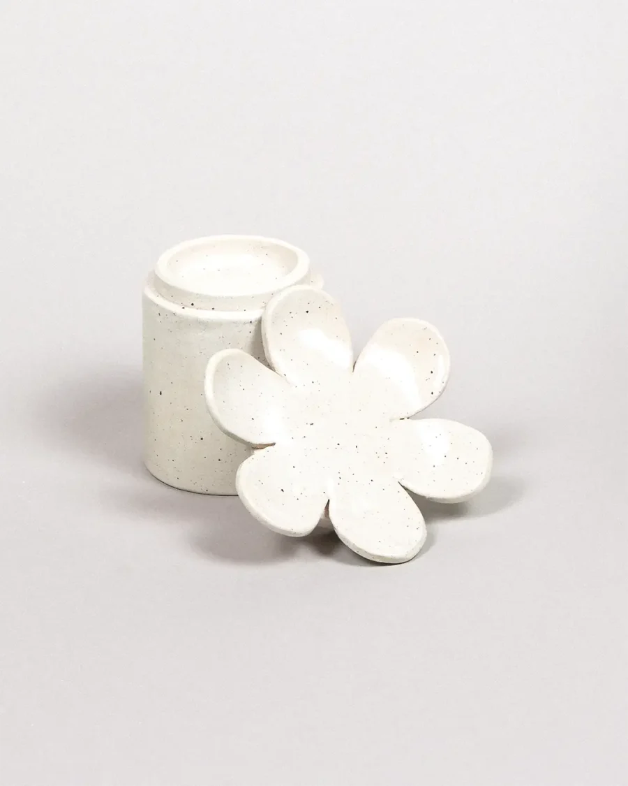 Jar - Bloom - Speckled White