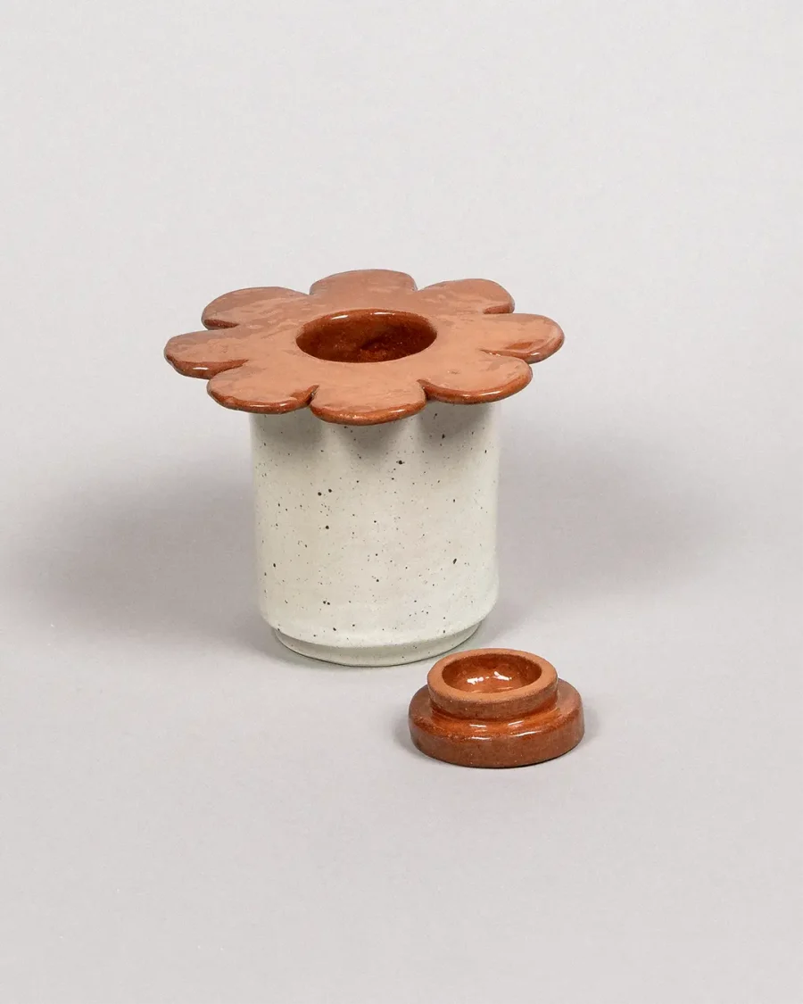 Jar - Bloom - Speckled White