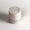 Lid for Interchangeable Jar - Koi - Blue on White