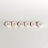 Pocket Stones - Letters - Blue on White