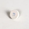 Pocket Stones - Letters - Blue on White