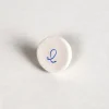 Pocket Stones - Letters - Blue on White