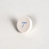 Pocket Stones - Letters - Blue on White