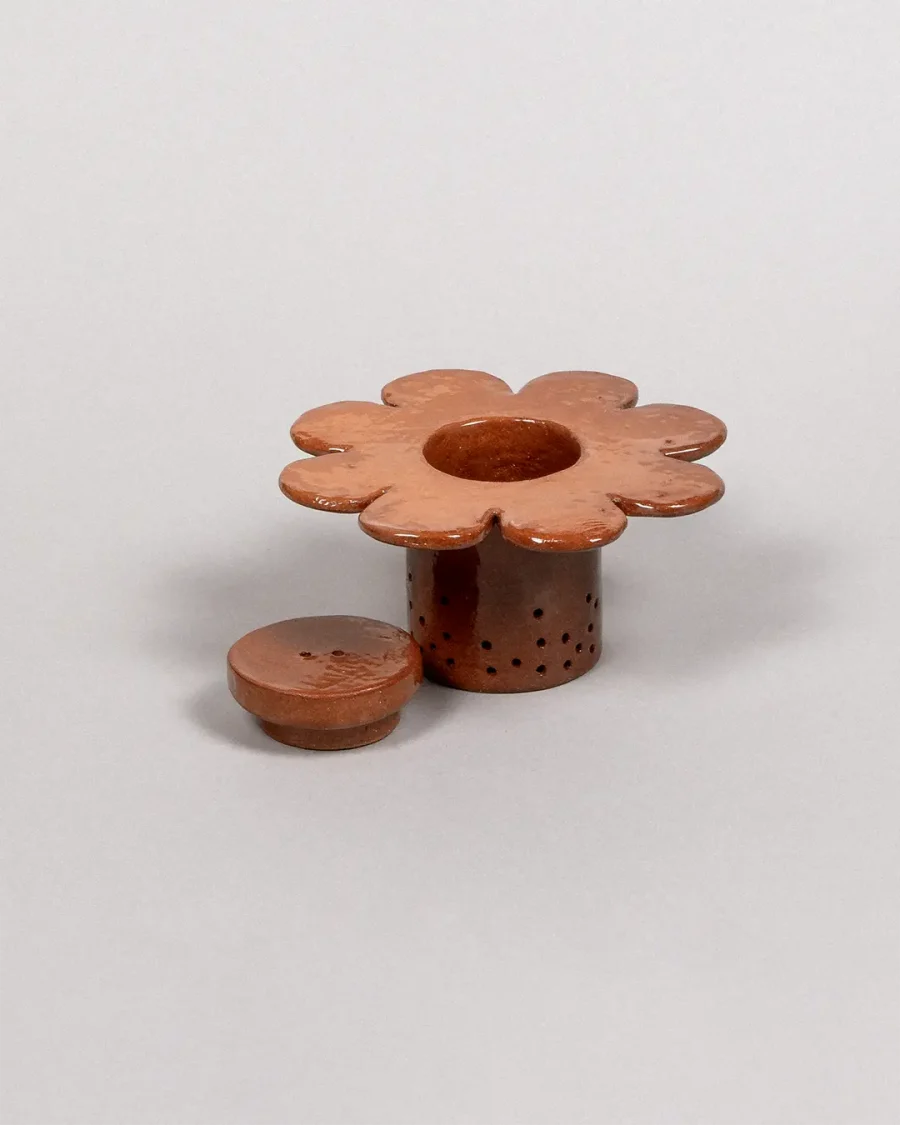 Tea Strainer - Sun - Terracotta