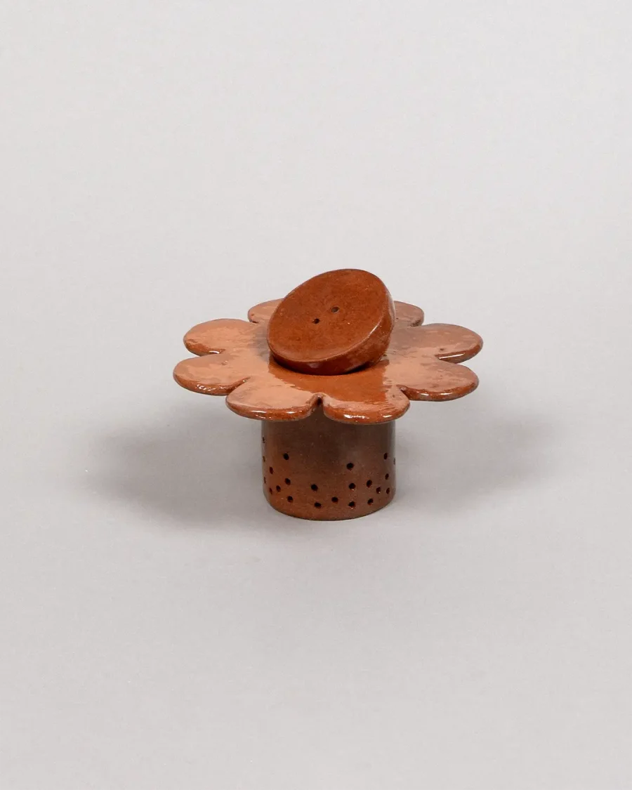 Tea Strainer - Sun - Terracotta