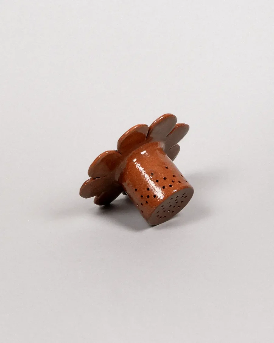 Tea Strainer - Sun - Terracotta
