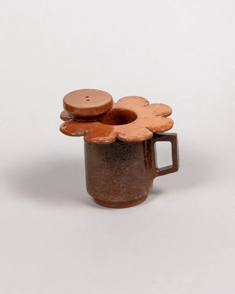 Tea Strainer - Sun - Terracotta