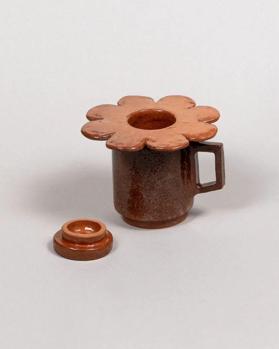 Tea Strainer - Sun - Terracotta